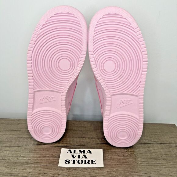 Nike Court Vision Low Pink Lace Foam HJ5846-600 Viral Women’s US Sz 9 - Picture 7 of 8